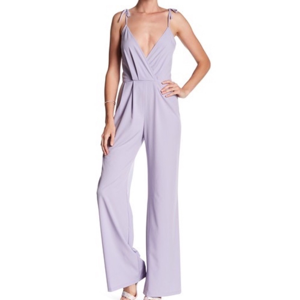 JULIET ROSES Sleeveless Wide Leg Jumpsuit